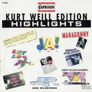 Kurt Weill Edition Highlights