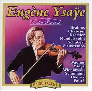 Eugene Ysaye Violin Recital