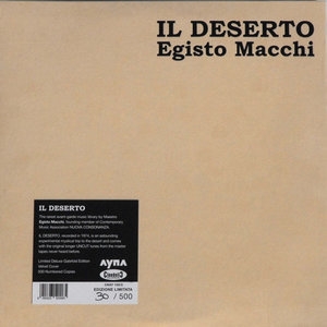 Il Deserto (1974, Reissue 2015)
