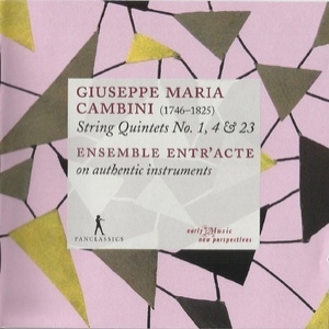 Giuseppe Maria Cambini: String Quintets Nos. 1, 4 & 23