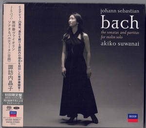 The Sonatas And Partitas For Violin Solo (Akiko Suwanai)
