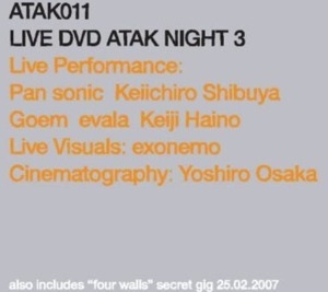 Live DVD Atak Night 3
