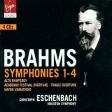 Houston Symphony - Christoph Eschenbach - Brahms, J. ~ Symphonies 1-4, Overtures, Alto Rhapsody.  Houston Symphony, Esc... '1992