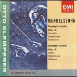 Mendelssohn - Symphonies No. 3 & 4 - Klemperer '1991 - Album