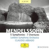 Felix Mendelssohn, London So, Claudio Abbado - 5 Symphonies And 7 Overtures (1 Of 4) '1988