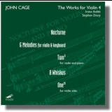 John Cage - Works For Violine 4 (irvine Arditti, Stephen Drury) '2001