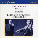 Heifetz, Lateiner, Primrose, Piatigorsky - Dvorak - Quintet, Op. 81. Brahms - Sextet, Op. 36. '1964
