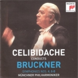 Anton Bruckner - Symphonies Nos. 4, 6-8 (Sergiu Celibidache) (SACD, SICC 10180-5, RE, RM, JAPAN) (Disc 1) '2012