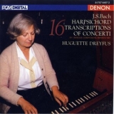 J.S. Bach - 16 Harpsichord Transcriptions Of Concerti - Huguette Dreyfus (2CD) '1990
