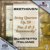 Ludwig Van Beethoven - String Quartets Op.59 No.1 ''Rasumovsky'', Op.18 No.6 (Quartetto Italiano) '2009