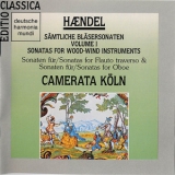 Handel - Camerata Koln - Sonatas For Wood-wind Instruments Vol. I '1985