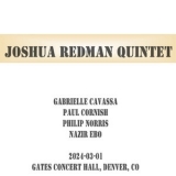 Joshua Redman - 2024-03-01, Gates Concert Hall, Denver, CO '2024