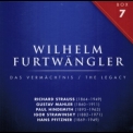 Wilhelm Furtwangler - The Legacy, Box 7: R.Strauss, G.Mahler, P.Hindemith, I.Stravinsky, H.Pfizner '2010